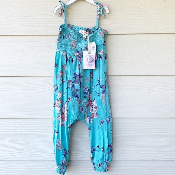 NWT Jessica Simpson Floral Print Romper Baby Girl - Picture 2 of 4